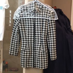 Black and White Blazer Size 4